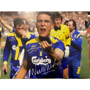 Signed Vinny Jones Wimbledon Football Photo Poster - A3 Size