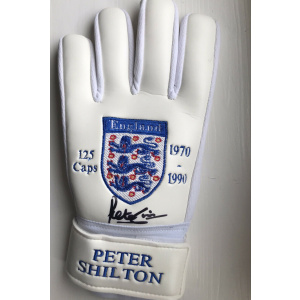 Signed Peter Shilton Ltd Edition Goalkeeper Glove England Football