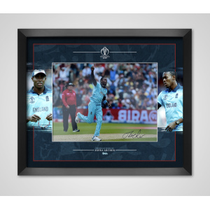 Jofra Archer Signed England Landscape Photo Frame 1