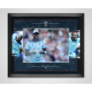 Jofra Archer Signed England Landscape Photo Frame 2