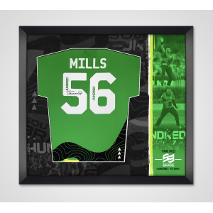 Tymal Mills Signed Southern Brave Shirt Display - Standard