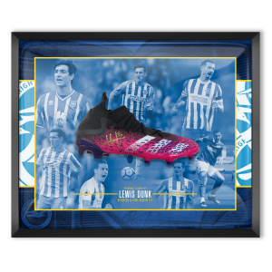 Lewis Dunk Signed Boot Frame
