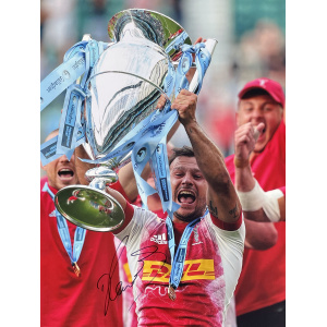 Danny Care Signed Harlequins 16x12 Portrait Photo