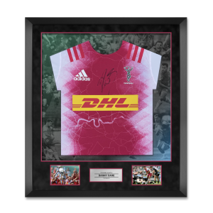 Danny Care Signed Harlequins Away Shirt - Deluxe Frame