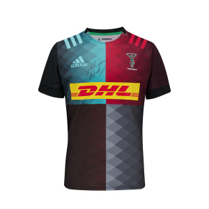 Danny Care Signed Harlequins Home Shirt - Unframed