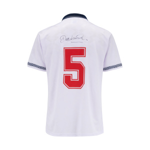 Des Walker Signed England Shirt - Italia 90