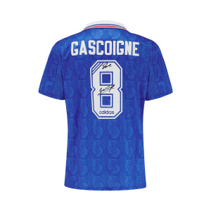 Paul Gascoigne Signed Rangers Shirt