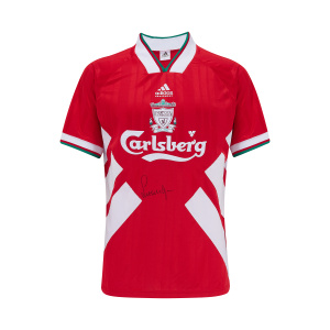 Steve McManaman Front Signed 1993-95 Liverpool Shirt - Unframed