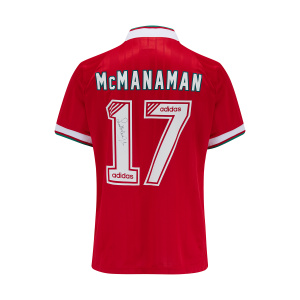 Steve McManaman Rear Signed 1993-95 Liverpool Shirt - Unframed