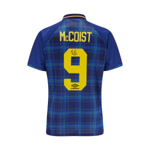 Ally McCoist Signed Scotland Shirt - Rear