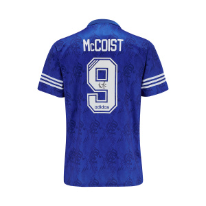 Ally McCoist Signed Rangers Shirt 94-96