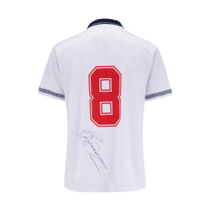 Chris Waddle Signed England Shirt - Italia 90