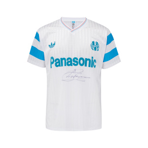 Chris Waddle Signed Marseille Shirt