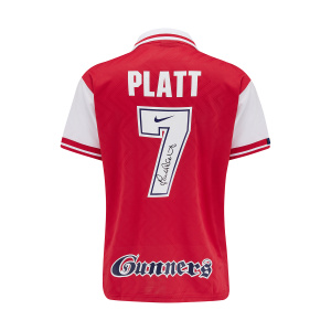 David Platt Signed Arsenal Shirt