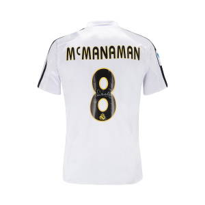 Steve McManaman Signed Real Madrid Shirt 2003