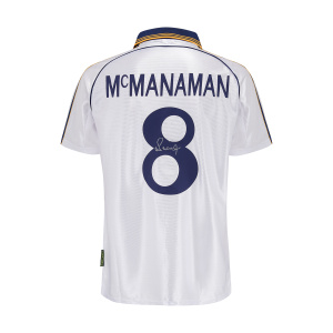 Steve McManaman Signed Real Madrid Shirt 1998-2000