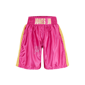 Roy Jones Jr. Signed Trunks - Pink