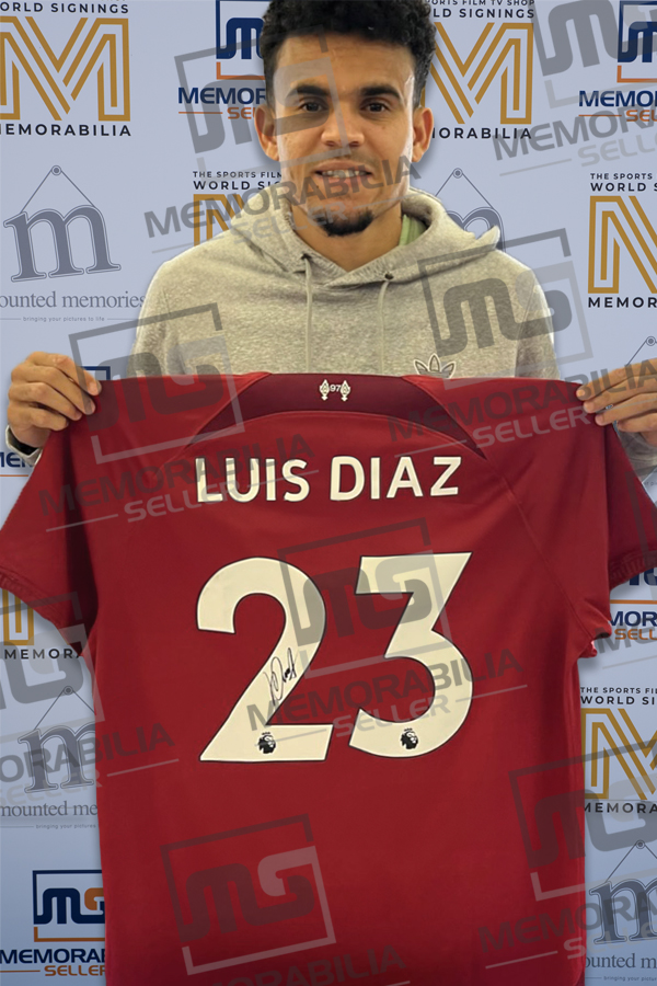 Luis Diaz Signed Liverpool 2022/23 Shirt – MemorabiliaSeller