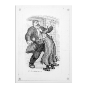 Giles Greenfield original pencil drawings