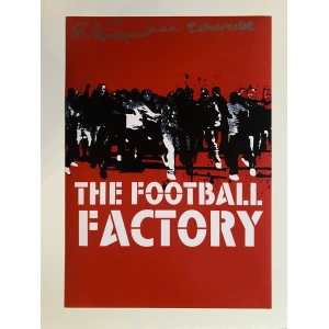 Roland Manookian - The Football Factory signed A4 Poster