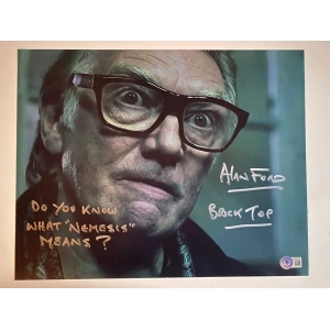 Alan Ford - Snatch signed 11x14