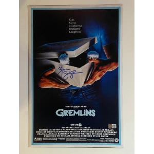 Zach Galligan - Gremlins signed 12x18
