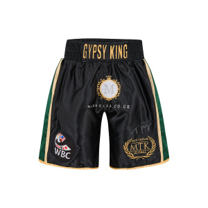 Tyson Fury Signed Trunks vs Deontay Wilder 2 - Front