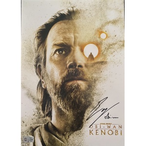 Ewan Mcgregor signed Obi - Wan Kenobi A3 Poster