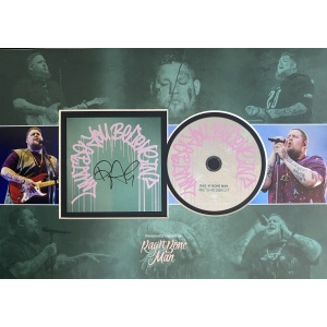 Rag N Bone man signed CD Insert A3 Mount display