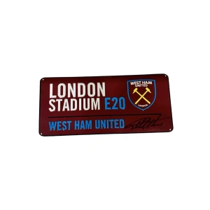 Sir Geoff Hurst- London Stadium West Ham Signed Street Sign
