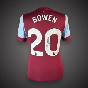 Jarrod Bowen Hand Signed West Ham Football Shirt