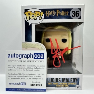 Jason Isaacs Harry Potter - Lucius Malfoy 36 Signed Funko Pop