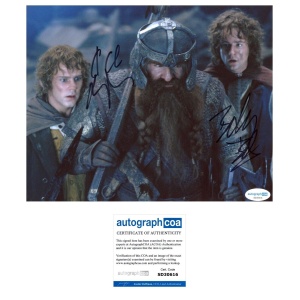 Dominic Monaghan & Billy Boyd | Lord Of The Rings Hobbits Signed 10x8 Photo