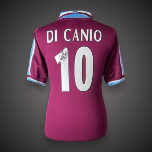 West Ham United Signed Shirt By Paolo Di Canio