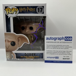 Toby Jones - Harry Potter - Dobby Signed Funko Pop