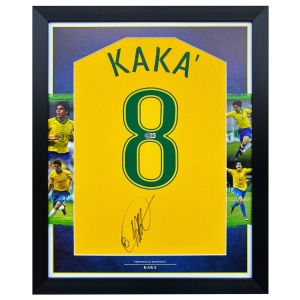 Kaka Signed Brazil Shirt with Beckett Authentication