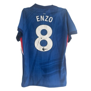 Enzo Fernandez Chelsea Signed Shirt COA & PROOF *ACG Cert Authentication* RARE